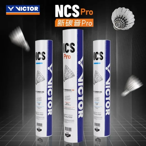 2025 Original  Brand1 tube 12 pcs NCS Pro Ball endurance, flight stability, NCS PRO artificial badminton ball