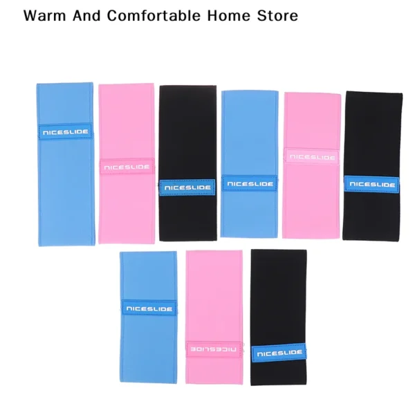 S0982eec2a9ab4552a0da7e8e7c80bac4n.webp 1Pairs Anti-scratch Roller Skate Covers Upper Protectors Thicken Double Layer Wear Resistant Elastic Pro Inline Skate Boot Cover