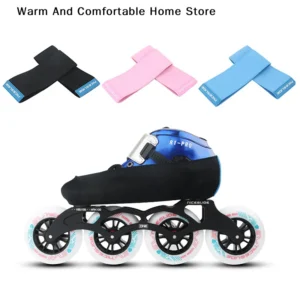 1Pairs Anti-scratch Roller Skate Covers Upper Protectors Thicken Double Layer Wear Resistant Elastic Pro Inline Skate Boot Cover