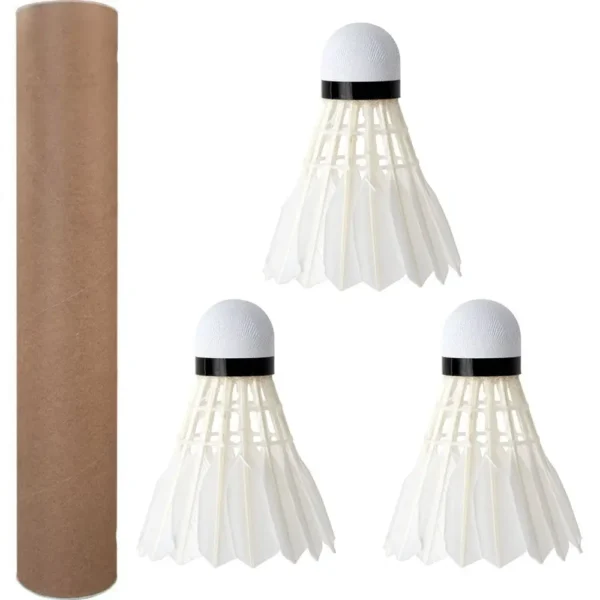 3/6/12Pcs New White Badminton Shuttlecock Professional Durable Badminton Balls Accessories Stable Badminton Trainer Household