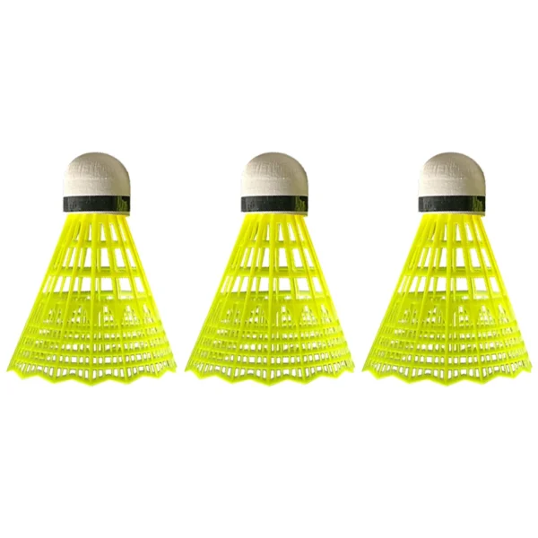 3/6 Pcs Green  PP Head Badminton Balls Portable Badminton Travel Out Products Sport Training Nylon Shuttlecock Outdoor Supplies