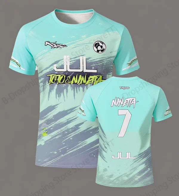 Jersey 90 minute JUL MM8 Football 3d Print T-shirt Men Women Fashion Short Sleeve Tops Tees Sports Tshirt Y2k Clothing New 2025