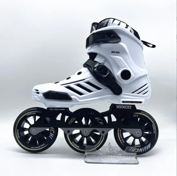 DF - Big three wheel speed skates adult professional racing roller skates adult roller skating children skates for men and women