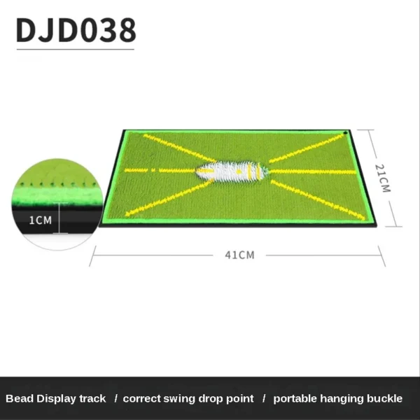 S313bf24d43a24b55a0307c198b40cc82u.webp PGM Golf Training Mat for Swing Detection Batting Ball Trace Directional Mat Swing Path Pads Swing Practice Pads DJD038