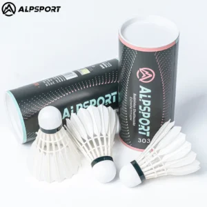 Alpsport 303 3/6/9 tubes  White Goose Feather Badminton TraAlpsport ining ball Smooth Speed Outdoor Sports Equipment Shuttlecock