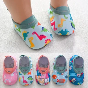 Kids Quick Dry Non-Slip Barefoot Shoes Beach Seaside Water Shoes Outdoor Aqua Socks for Boy Girl Soft Surfing Swimming Shoes