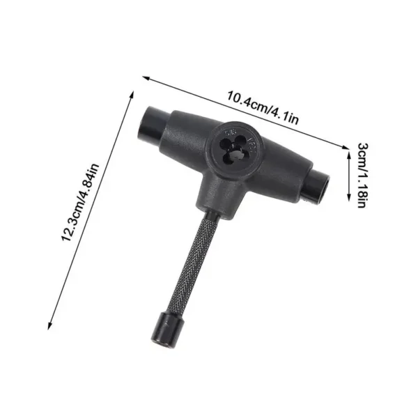 Skateboard T Tool T Shape Skateboard Tool Skateboarding Wrench Repair Tool Roller Skate Wrench For Skates And Quad Skates