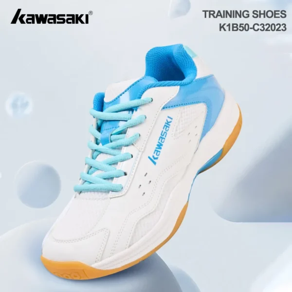 S4e552ad9a0bf46dc90e8bd3b28a29bcad.webp Kawasaki Shoe Men's Sneakers K1B50-C32023&C32011 Anti Twist Technology Professional Table Tennis Badminton Shoes Man Trainers