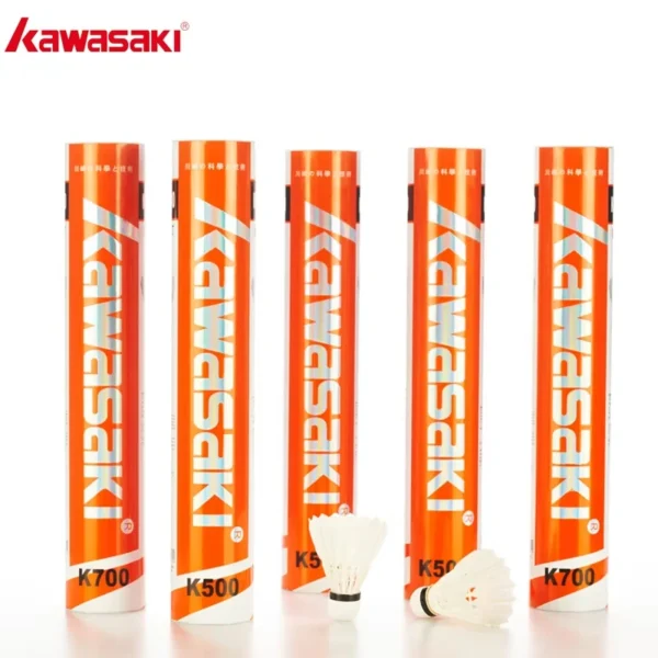 Kawasaki KING KONG 500/700 Shuttlecock Badminton Feather 3 IN 1 Technology Durable shuttle Badminton Ball