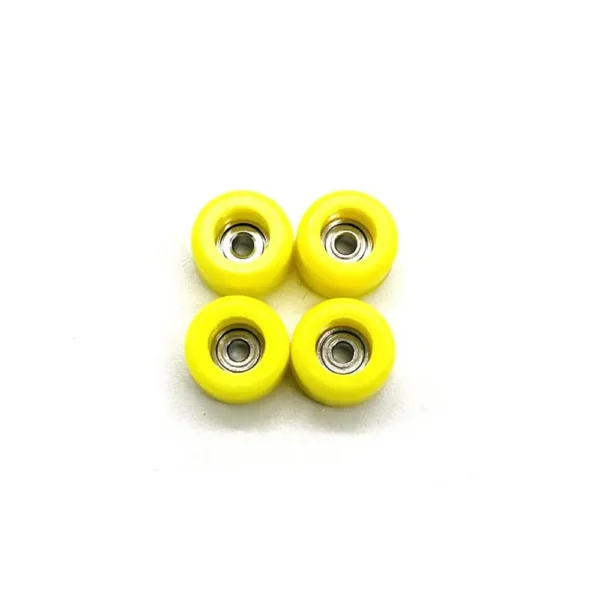 4Pcs Urethane CNC Bearing Wheel For Fingerboard Professional PU+Metal Mini Finger Skate Board Wheels