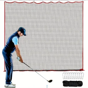 Golf Netting, 10x10 Ft Golf Practice Net and Sports Netting, High Impact Golf Hitting Barrier Net, Heavy Duty Golf Ball Netting,