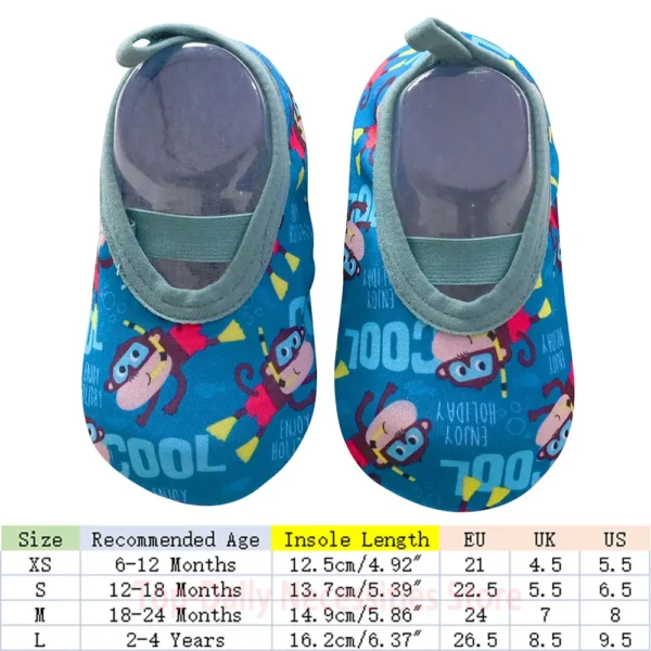 Kids Quick Dry Non-Slip Barefoot Shoes Beach Seaside Water Shoes Outdoor Aqua Socks for Boy Girl Soft Surfing Swimming Shoes