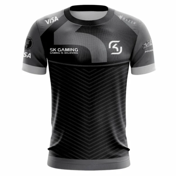 S6637a2cbc417425b8f6790ff95644df15.webp Jersey Uniform SK Gaming Grey CS GO The Summer Dream Short Sleeve Shirt Men