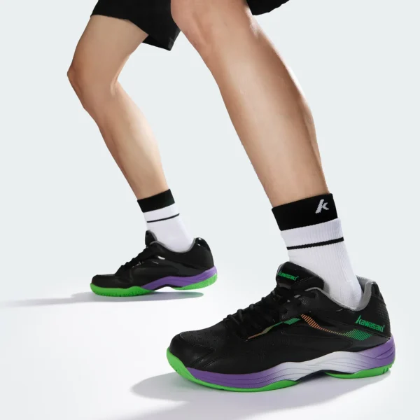 S676cebb4f11a42969b5cd7e449edad40T.webp Kawasaki Shoe Men's Sneakers K1B50-C32023&C32011 Anti Twist Technology Professional Table Tennis Badminton Shoes Man Trainers