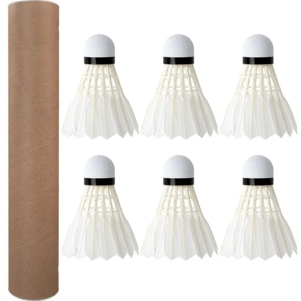 3/6/12Pcs New White Badminton Shuttlecock Professional Durable Badminton Balls Accessories Stable Badminton Trainer Household