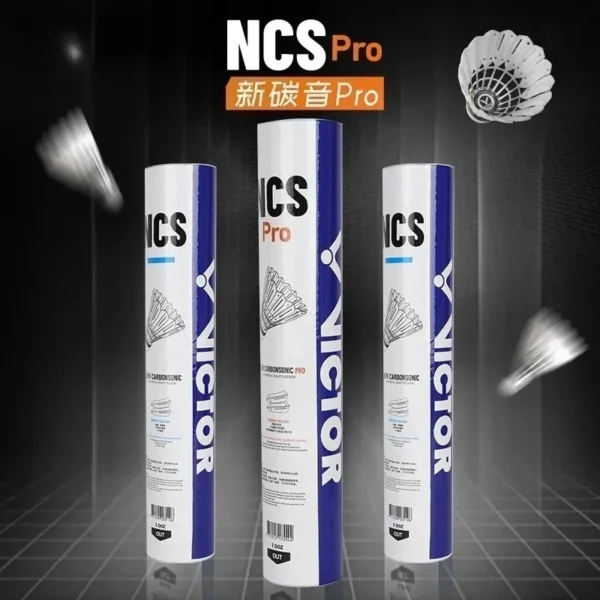 2025 Original  Brand1 tube 12 pcs NCS Pro Ball endurance, flight stability, NCS PRO artificial badminton ball