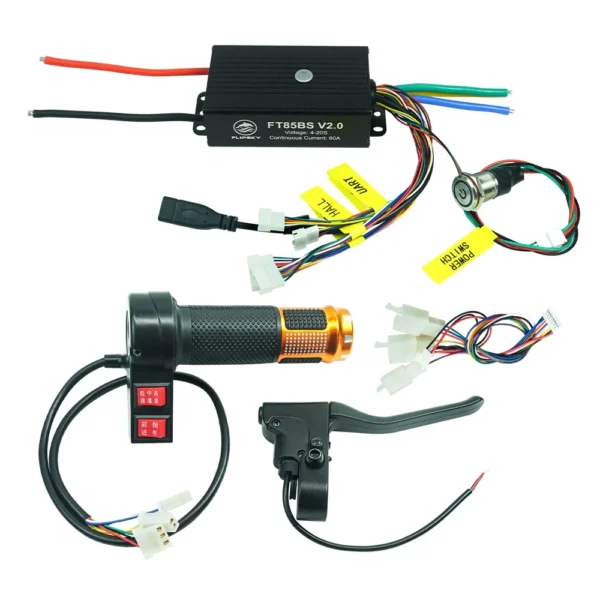 S8b4b9e7bbb804077af8ffa1f511a9ad7K.webp FLIPSKY FT85BS V2.0 ESC With Aluminum Case NON-VESC For Electric Skateboard/Scooter/Ebike Speed Controller/Motorcycle/Robotics