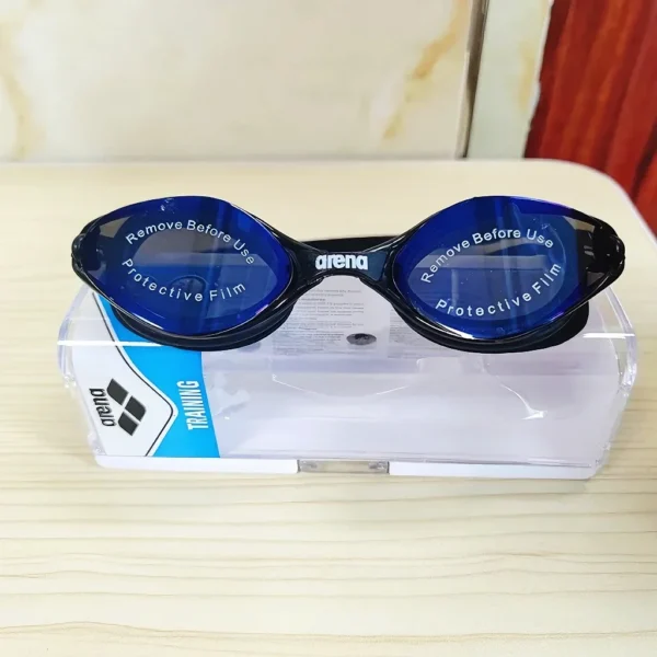 Arena Swimming Goggles Men's and Women's Waterproof Anti-fog Coated Swimming Goggles Swimming Cap Set