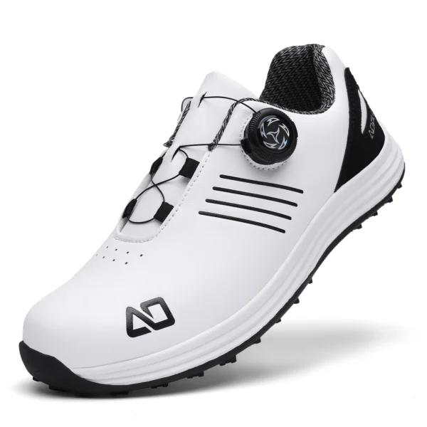 S9027d426d4ff4e148cb0782130bf55295.webp Golf shoes for Fashionable Outdoor use for both Men and Women, With Anti-slip design, Suitable for Mountain Climbing and Hiking.
