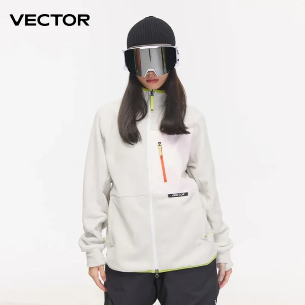 Sadcffdc5cba74365bd2985bbb8665de1b.webp VECTOR Fleece Jacket Woman Autumn Winter Warm Coats Men Clothing 2023 Contrast Sleeve Sweatshirt Coats Color Outdoor Jakcets