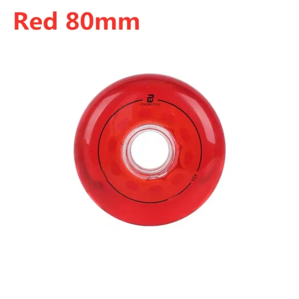 Safd9bd406293443cabe89d92bf77af79j.webp 83A transparent crystal inline skates wheel FSK slalom skating rodas 72MM 76MM 80MM blue red roller for powerslide for SEBA high