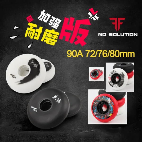 88A to 90A 72 76 80 mm Slide Inline Roller Skates Wheels for FSK Street Driveway Sakting for Professional SEBA Powerslide Patine