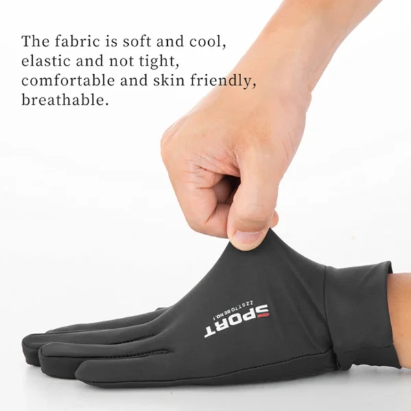 Sb8562bb9c6954e3cb4b0ad0dc1e7c37co.webp 1 Pair Ultra Thin Outdoor Sports Gloves Ice Silk Non Slip Gloves High Elasticity for Cycling and fishing Gift for Father