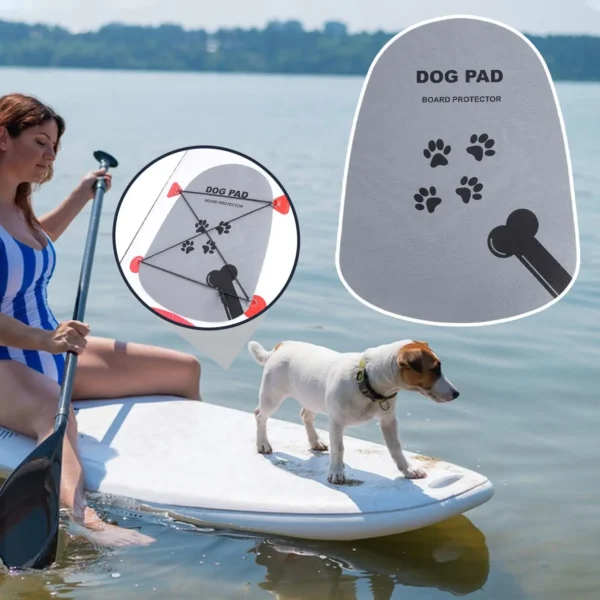 Dog Surf Traction Mat Pet Surfing Traction Pad Non-Slip Dog Floating Mat Dog Paw Pads For Traction Surfboard Accessories