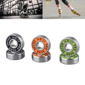 8PC bearings ILQ-11 high-speed bearings are suitable forskateboard long board inline roller skates and ice skates with low noise