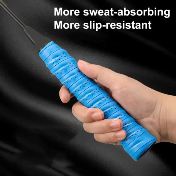 Racket Grip Sweat-absorbent Grip Premium Perforated Anti-slip Tennis Overgrip for Rackets Thickened Non-slip Band for Badminton