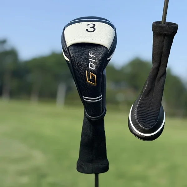 Golf protective cover, golf accessories, dust-proof and durable materials provide the best protection for your golf club.