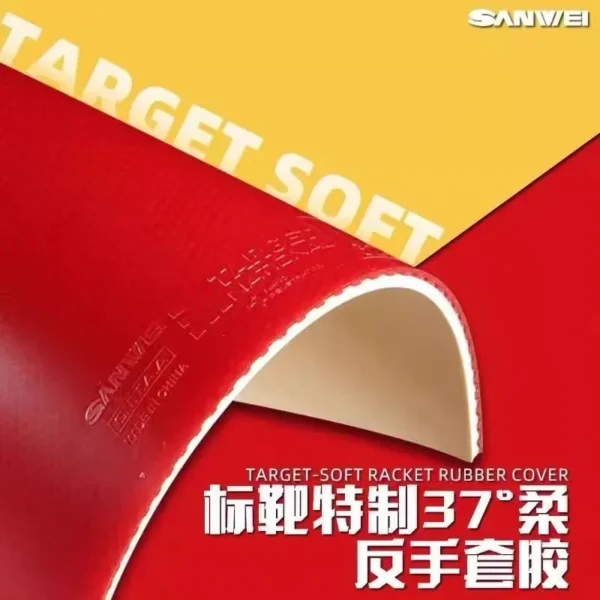 Sanwei Target Special 37-degree Soft Table Tennis Racket Rubber Backhand Inner Energy Glue-free Sticky Inverted Rubber