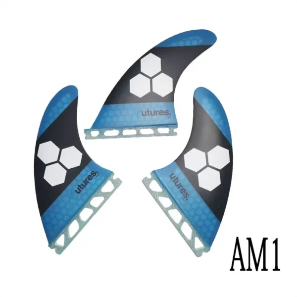 BiLong FUT AM-Size 3-Fin Surfboard Fins Glass Fiber Composite Material Tail Wave Surfboard Accessories Wakeboard Surf Fin