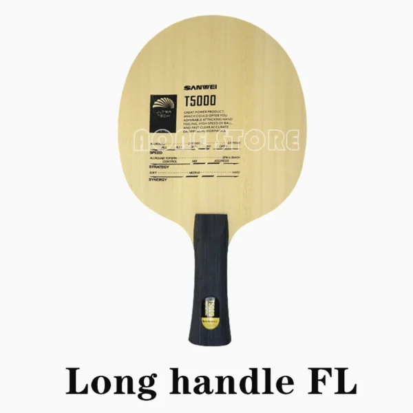 SANWEI T5000 CARBON Table Tennis Blade (5+2 Outer Carbon) T-5000 Original SANWEI Ping Pong Bat Paddle