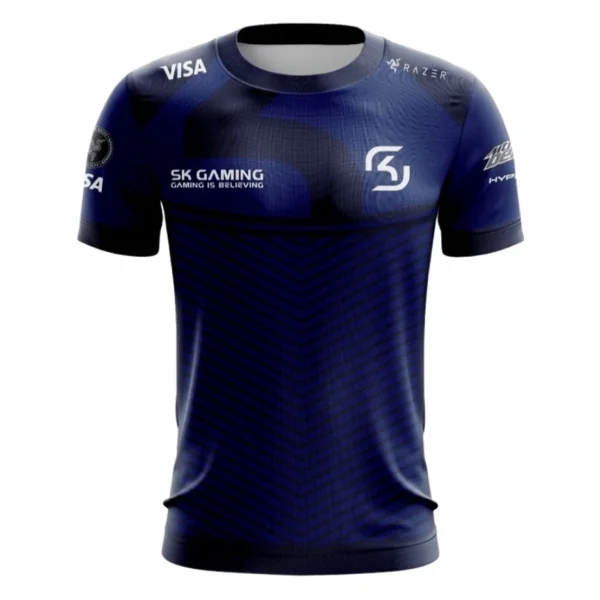 Sf202978efc4f42de9b59a61fb941b6bcE.webp Jersey Uniform SK Gaming Grey CS GO The Summer Dream Short Sleeve Shirt Men