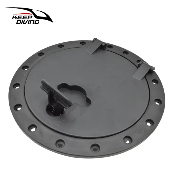 8 Inch Kayak Hatch Cover Deck Plate ABS Easy Install Accessories Hatch Cover Boat Screws Round With Red Bag