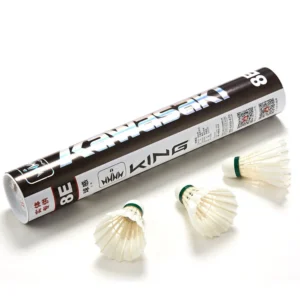 Kawasaki Badminton Ball KING 8E/10E Goose Feather Shuttlecock Badminton for Training Racquet Sport Durable Shuttlecocks