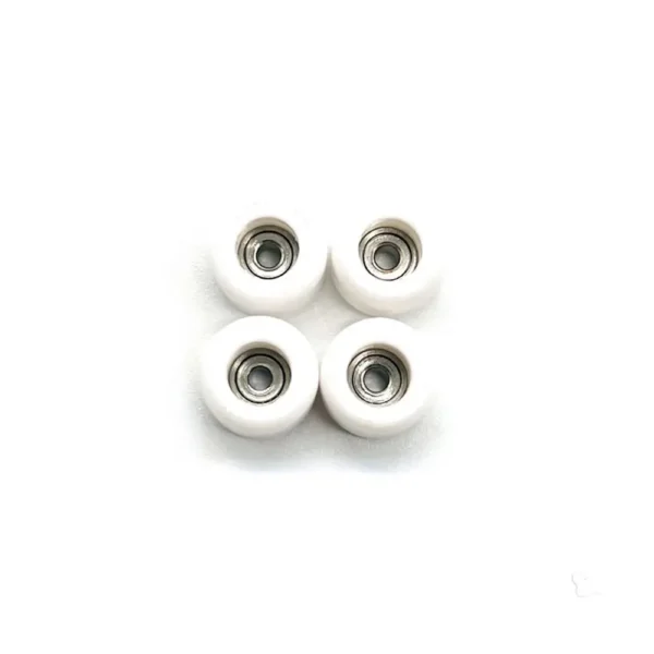 4Pcs Urethane CNC Bearing Wheel For Fingerboard Professional PU+Metal Mini Finger Skate Board Wheels