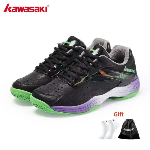 Sfd0ebf17b0534769ae4f665cdfb48b76F.webp Kawasaki Shoe Men's Sneakers K1B50-C32023&C32011 Anti Twist Technology Professional Table Tennis Badminton Shoes Man Trainers