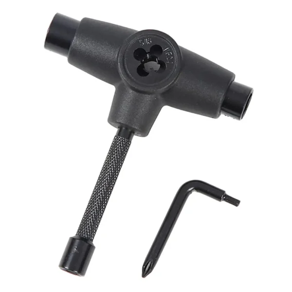 Skateboard T Tool T Shape Skateboard Tool Skateboarding Wrench Repair Tool Roller Skate Wrench For Skates And Quad Skates